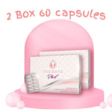 PHERONE PLUS x2 Cajas Potenciador Femenino Colágeno Antioxidante Vitamina Alimentos para la Piel