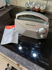 Small Portable Radio Battery and Plug In Radio AM/FM By woolworths