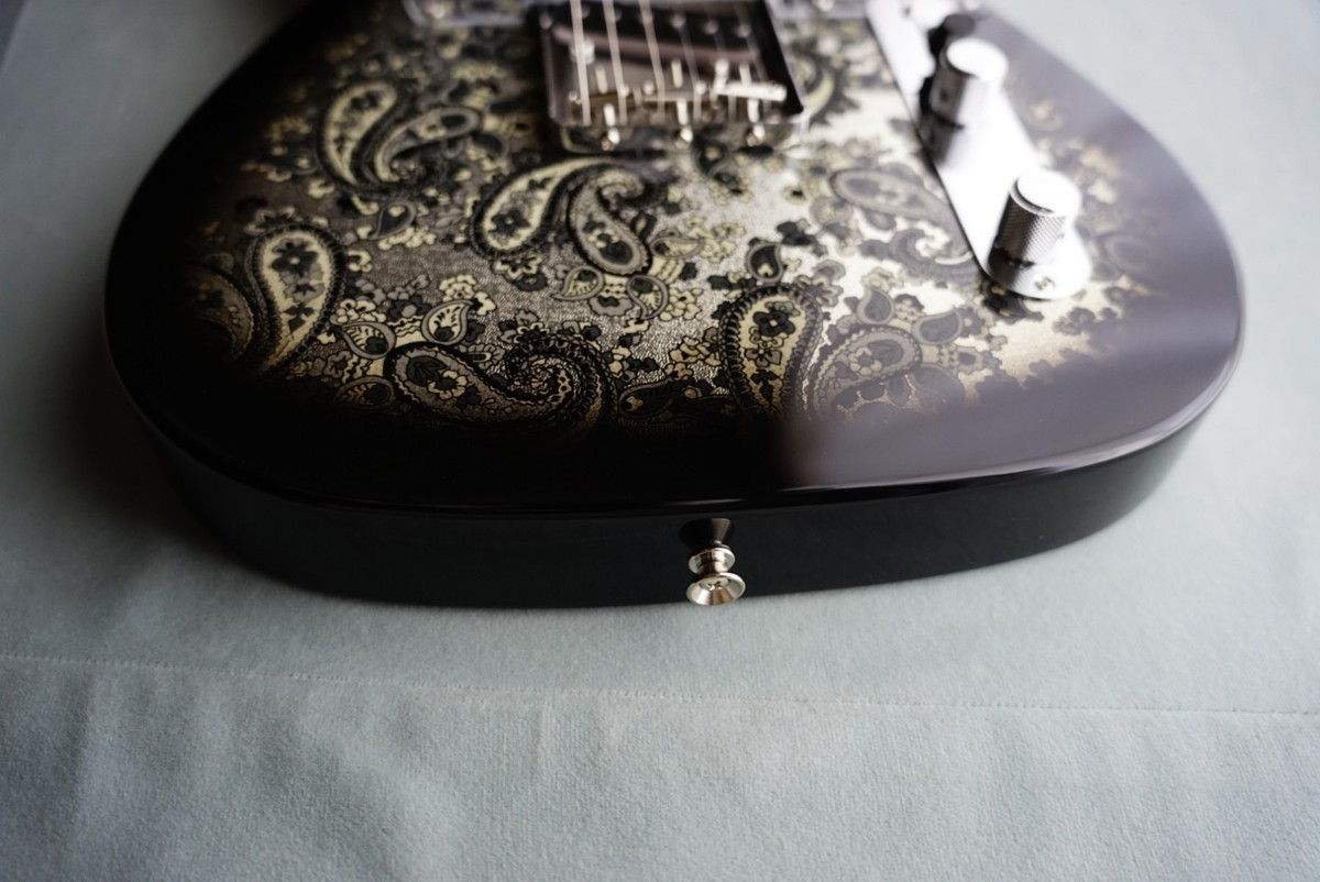 Fender Made in Japan Limited Telecaster Maple Black Paisley Guitar