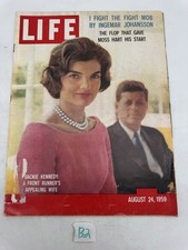 LIFE Magazine August 24, 1959 Jackie Kennedy Front Runner's Appealing Wife