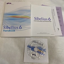 Sibelius 6 Music Notation Software - Disc, product key, manual (academic version
