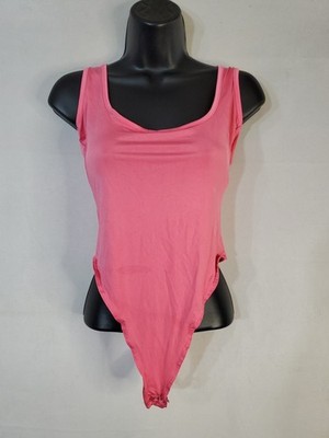 NWT Pretty Little Things Bodysuit Pink Sleeveless Women's Size 8
