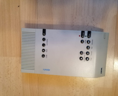 Loewe AlphaTel A grau   Anrufbeantworter digital, 2 LEDs, AB, LB 608, beige