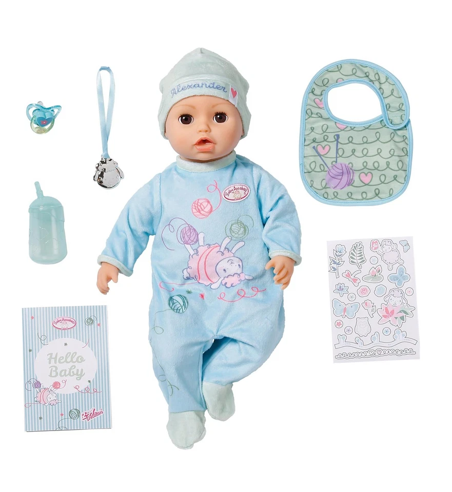 Baby Annabell Interactive Alexander 43cm Doll   - Image 3 of 4