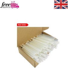 Versatile 120pcs Hot Melt Glue Sticks, 7mm for Crafts and Repairs 0.12 per stick