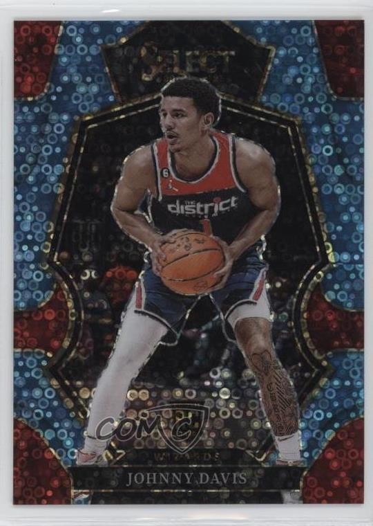 2022 Panini Select Light Blue Disco Prizm 95/99 Johnny Davis #191 Rookie RC o8g