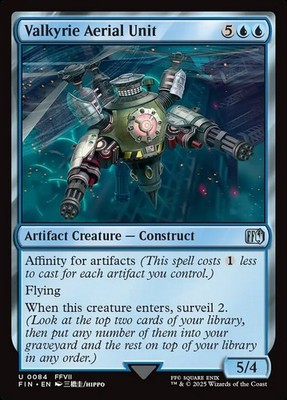 MTG Magic the Gathering Valkyrie Aerial Unit (84/764) Final Fantasy NM