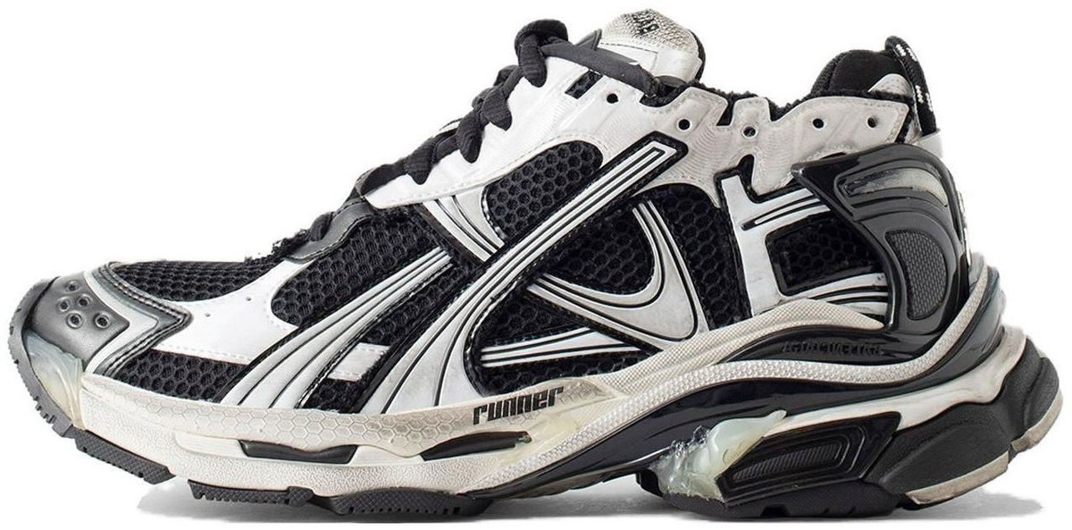 Balenciaga Runner Sneaker White Black for sale | eBay