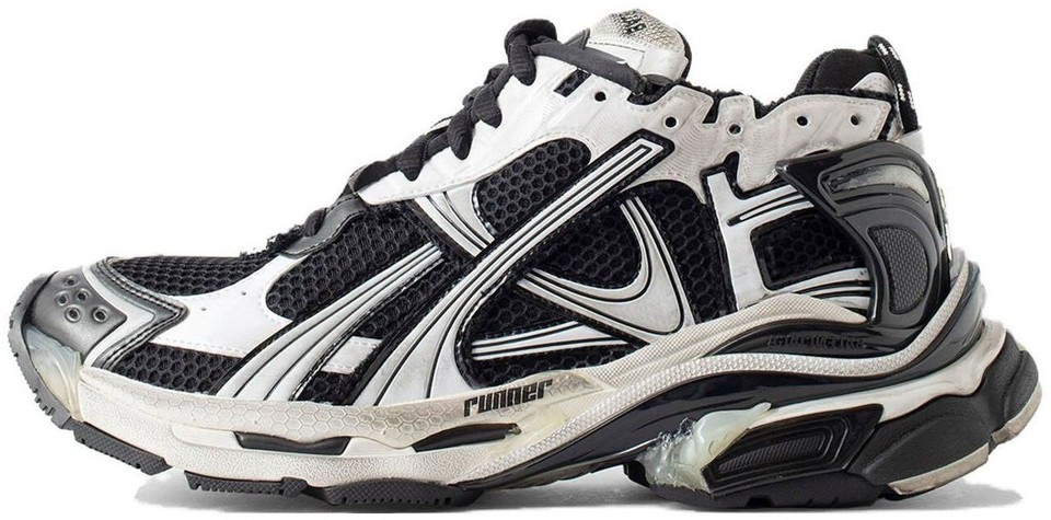 Balenciaga Runner Sneaker White Black for sale | eBay