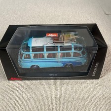 Sealed Schuco Setra S6 1/43 Blue Reisetraum