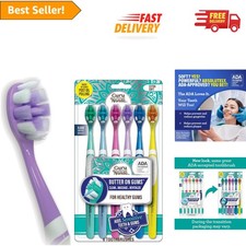 Butter On Gums Toothbrush 6 Ct - ADA Approved, Ultra Soft for Sensitive Gums