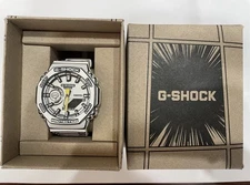 AUTHENTIC CASIO GA-2100MNG-7AJR G-SHOCK MANGA THEME White Quartz Wristwatch
