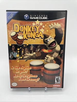Donkey Konga Nintendo GameCube Complete CIB + Insert
