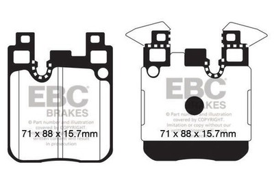 DP32133C Ebc Redstuff Rear Brake Pad Set Fits BMW 1 2 3 4 Series