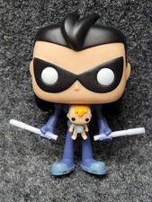 Figura Vinilo Funko Pop Nightwing con Bebé DC Comics Teen Titans Batman 2017 Col