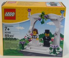 NEW LEGO 40165 Minifigure Wedding Cake Favor SET Exclusive topper bride groom