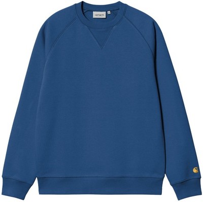 Carhartt WIP Chase Sweatshirt, Liberty/Gold, Size Large - Brand New