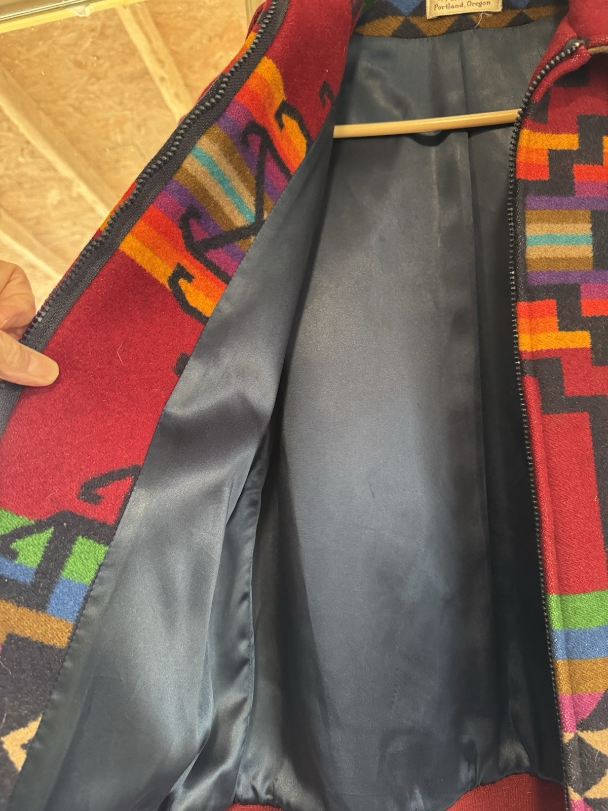 Vintage Pendleton Jacket Small Red High Grade Wes… - image 4