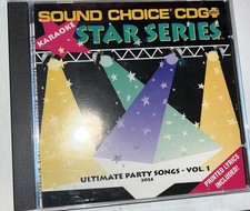 SOUND CHOICE STAR SERIES - POP/ROCK - ULTIMATE PARTY SONGS - VOL 1 CDG 2024. AC