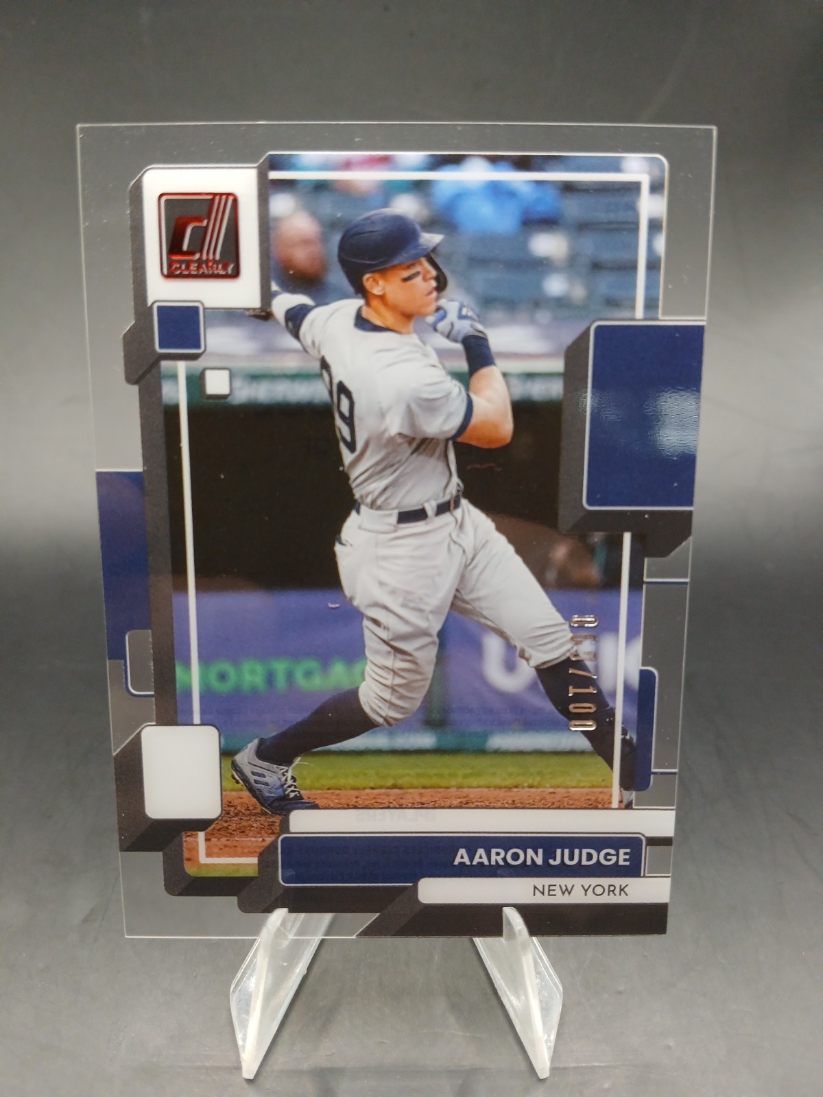 2022 Panini Chronicles - Clearly Donruss Aaron Judge #46 Red /100