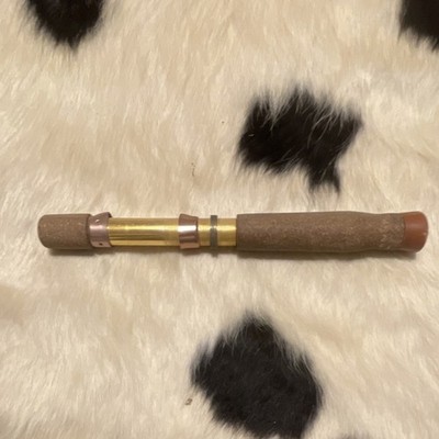 Cork Fishing Rod Handle Grip, Sliding Ring Reel Seat, Spinning 1pc Brown/Gold