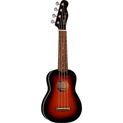 Fender Venice Soprano Ukulele Walnut Fingerboard 2-Color Sunburst