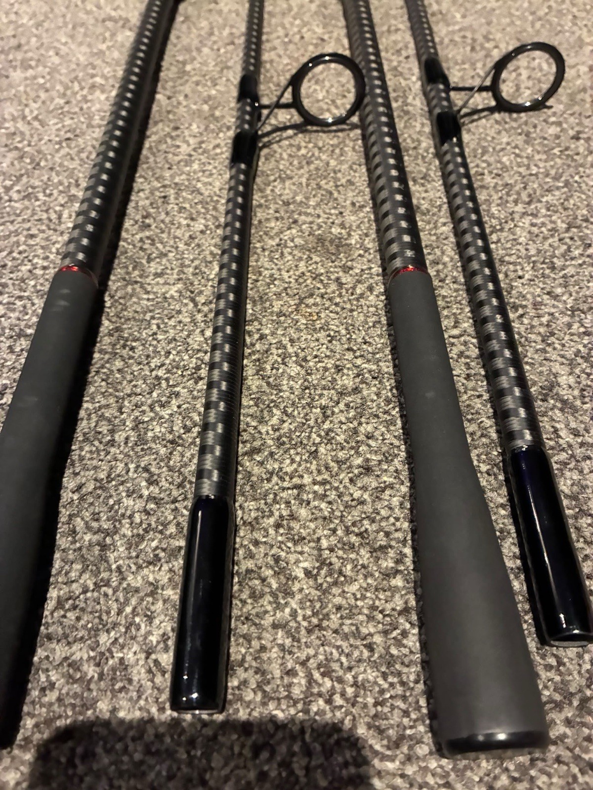 Set of 2 Free Spirit Helical 10ft 3lb Fishing Rods