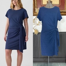 NWT Gap Foreversoft Sarong 100% Cotton Mini Dress ~ Size M 💚🍄