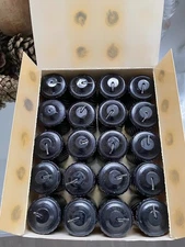 Lot (20) New, Black Unscented Votive Candles 2" tall - night magic