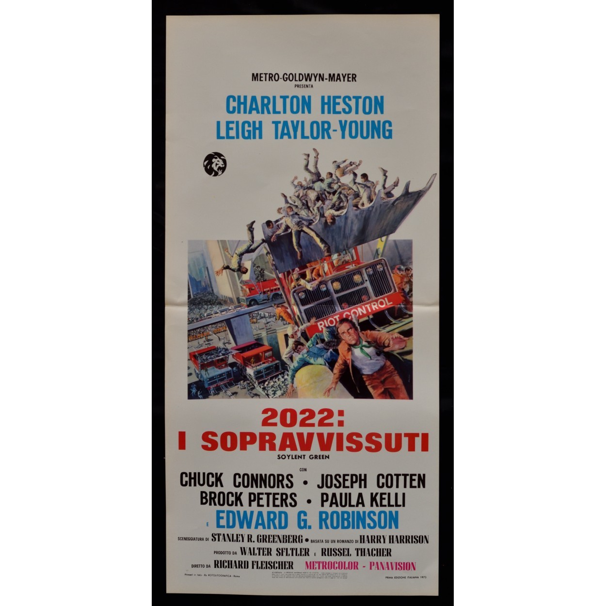 Locandina originale film 2022: i sopravvissuti (1974) - Regia di Richard Fleischer