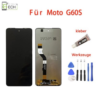 Für Motorola Moto G60S XT2133 LCD Display Touch Screen Bildschirm Schwarz Er...