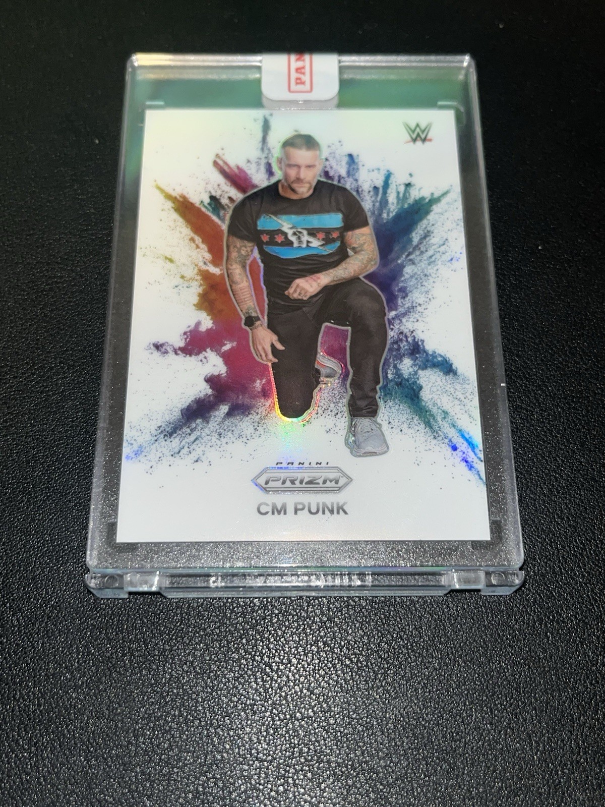 2024 Prizm WWE CM Punk Color Blast SSP No.2