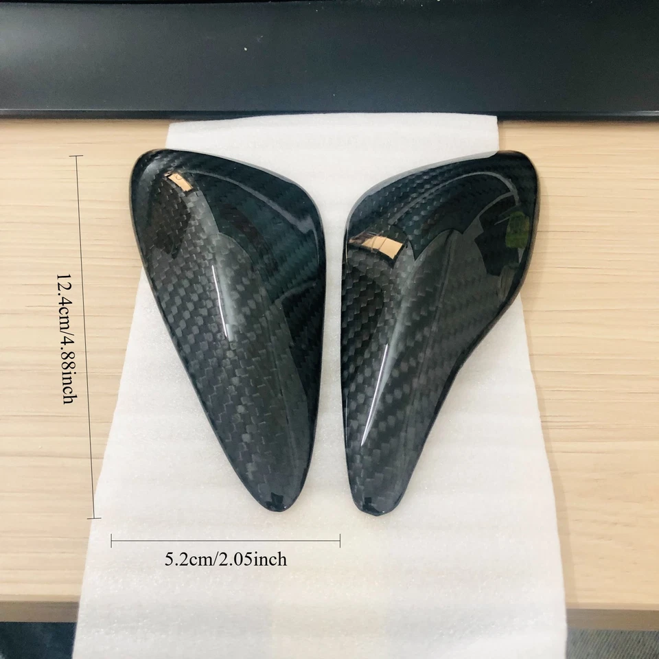 SMTTOMT Coperchio protezione serbatoio posteriore fibra di carbonio per Triumph Street Triple 765S R&RS