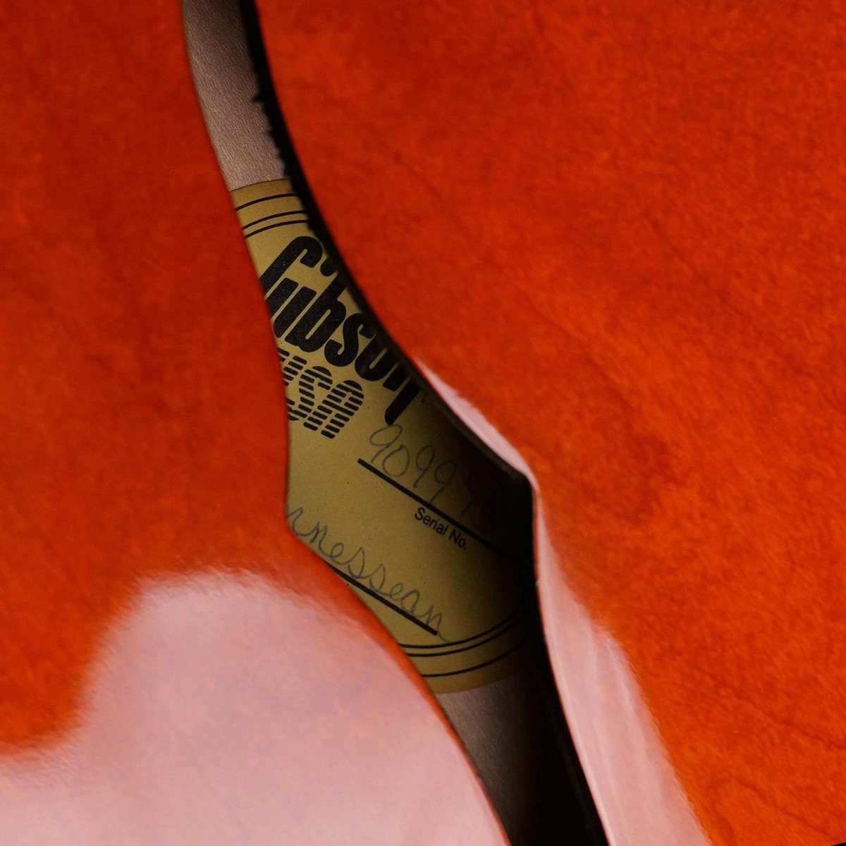 Gibson Chet Atkins Tennessean Sunrise Orange Signature Model Used