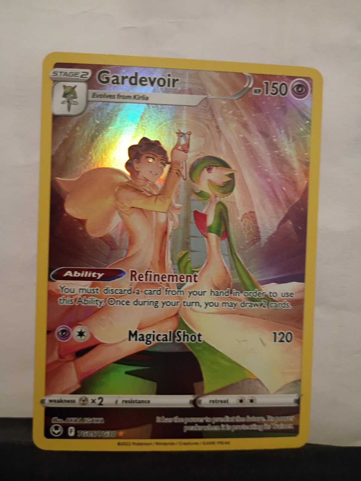 Pokémon TCG Gardevoir & Sylveon GX Holo Card 130/214 Tag Team Unbroken Bonds