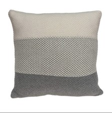 Pair Of 2 Transitional Tan Cotton Pillow Covers 17 Zipper