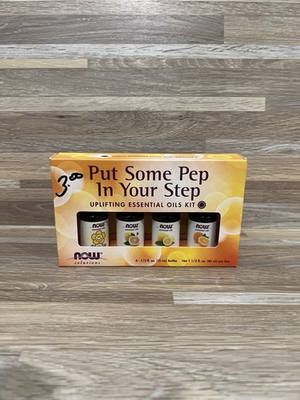 #ad Now Foods Put Some Pep In Your Step Uplifting Essential Oils Kit 4 10 mL Oil $16.99
