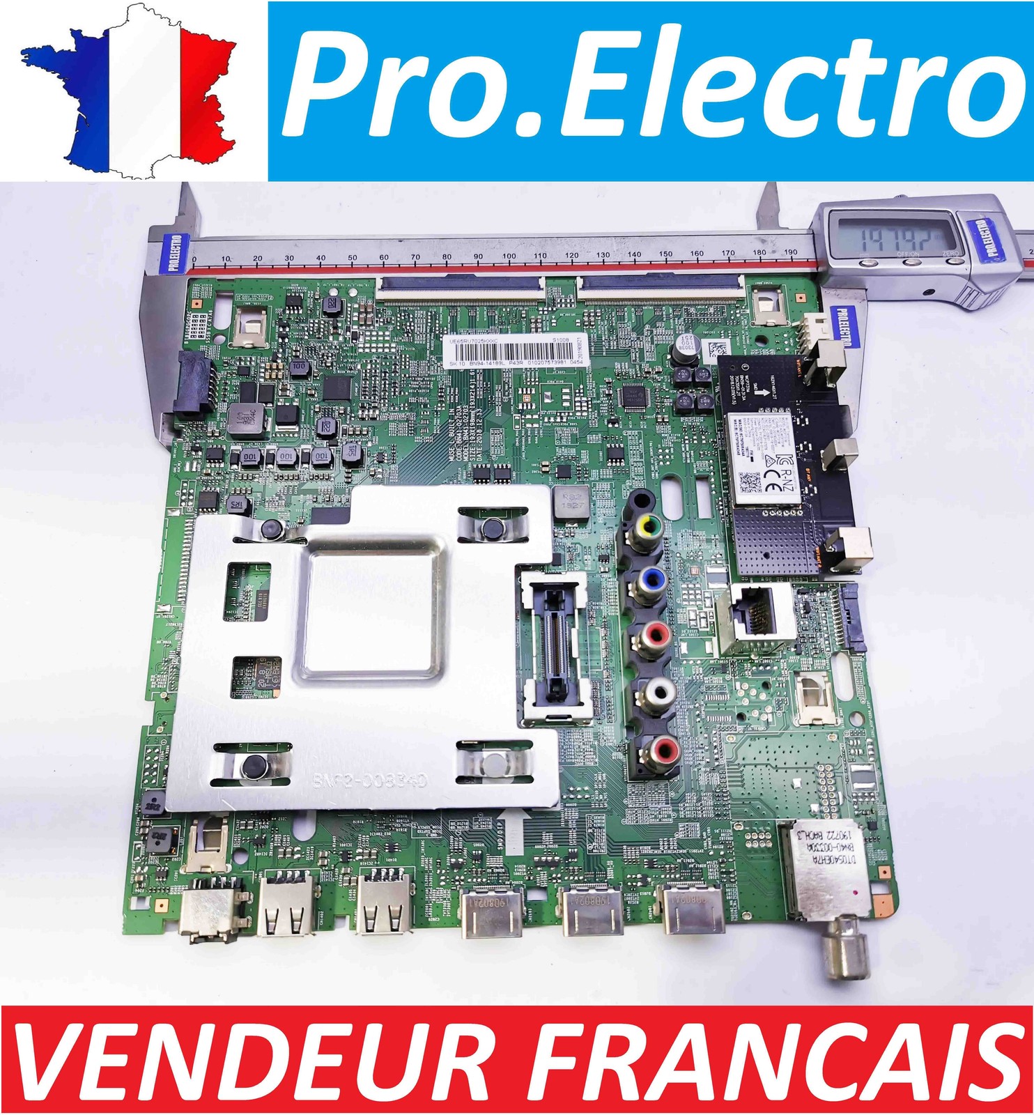 Réparer écran noir Samsung UE65RU7025 avec la carte mère BN94-14189L