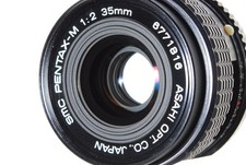  NEAR MINT SMC PENTAX-M 35mm F/2 Wide Angle Lens Manual Black From JAPAN