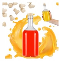 Stilvolle Glasflasche Blanka 500Ml Mit Korken – Ideal FüR LiköRe Und Wein