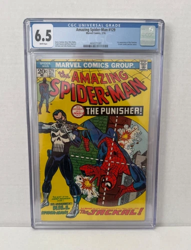 The Amazing Spider-Man #129 (Marvel, 1974) 1st Appearance Punisher - CGC 6.5