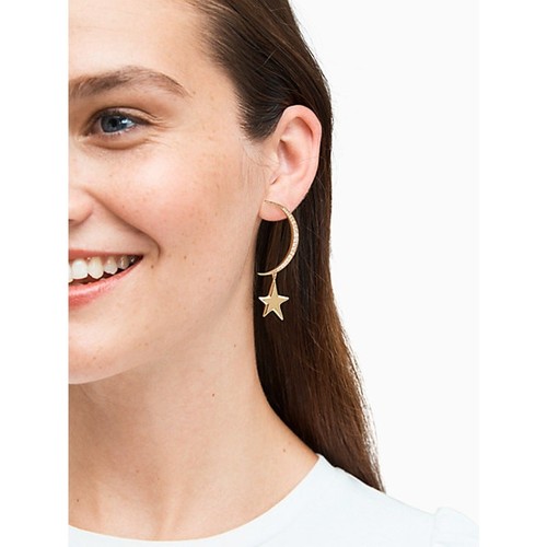Kate Spade On The Rocks Crystal Asymmetrical Earrings NWT Gifts - Picture 9 of 9