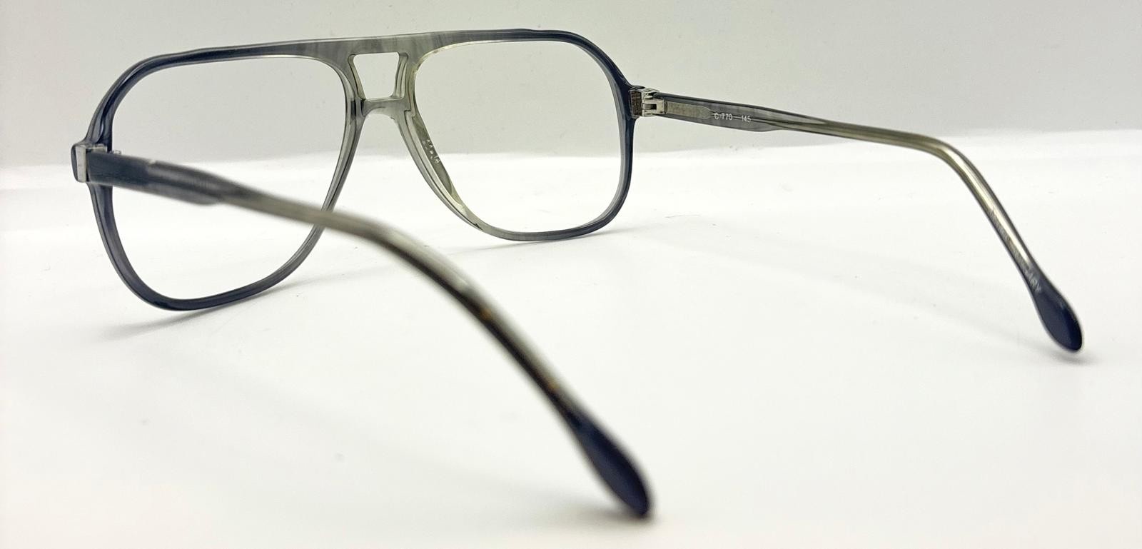 Vintage Dave Gray Translucent Pilot Sunglasses FR… - image 5