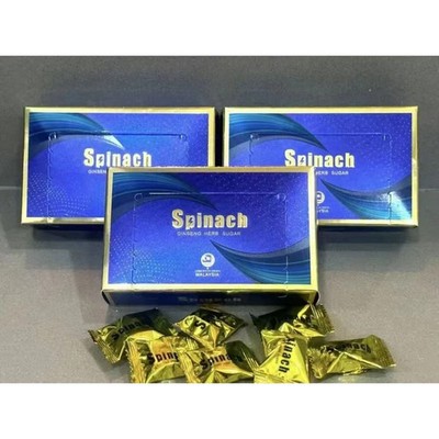 30 pcs Spinach Gold Candy Box   Sweet Coffee Hard Candies Worldwide Gift