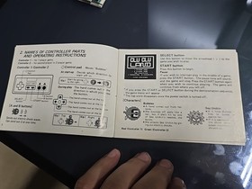 Authentic Clu Clu Land NES MANUAL ONLY