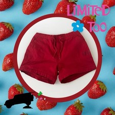 Limited Too Shorts Red Adjustable Drawstring Waist Girls 14 / Women  s XS / 23W 
