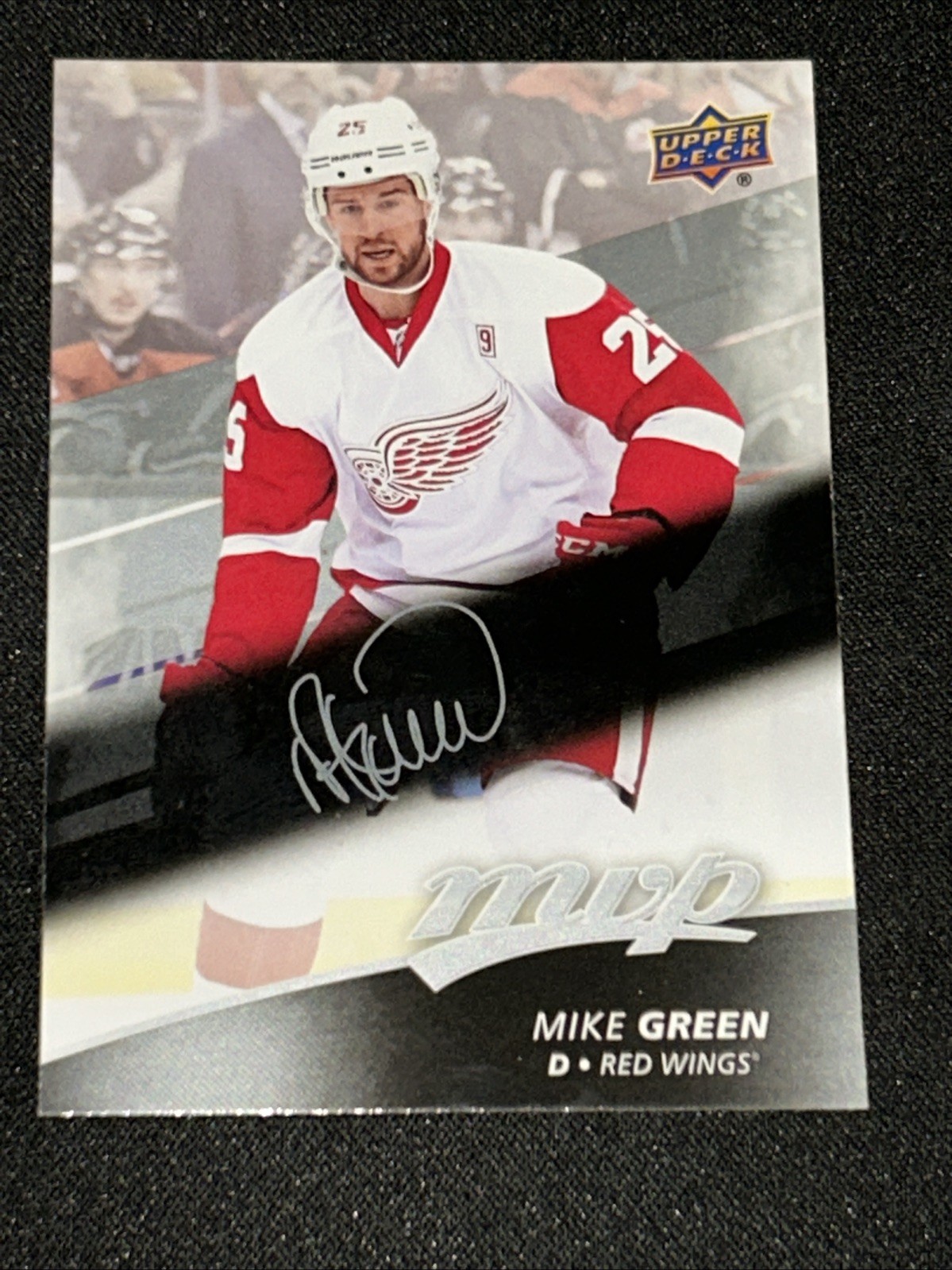 MIKE GREEN Silver Script 2017-18 UD MVP #138 Free Comb Ship