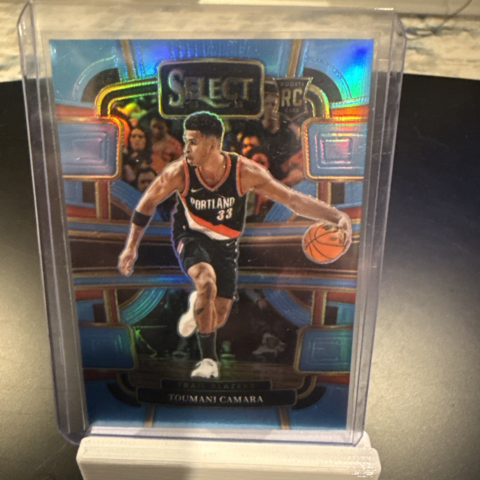 🔥2023-24 Panini Select Toumani Camara Rookie RC Concourse Light Blue Prizm/299