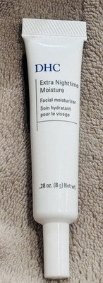DHC Extra Nighttime Moisture .28 oz FACIAL MOISTURIZER Travel Purse Size No Box