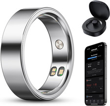 Smart Ring for Women/Men, Fitness Tracker Ring with Call Alarm Vibration, Hear
